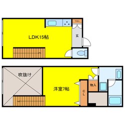 ＫＤＸレジデンス本町橋の物件間取画像